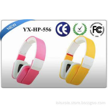 Professional Large Diaphragm Foldable Stereo Headphones for